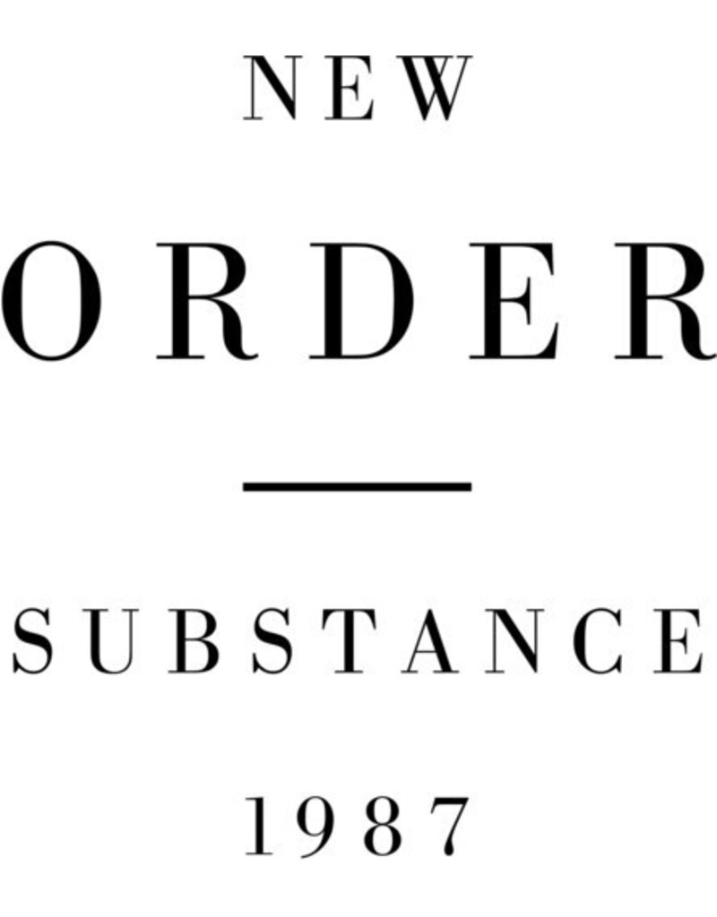 (LP) New Order- Substance (2023 Reissue) 2LP Red & Blue Vinyl DISCONTINUED