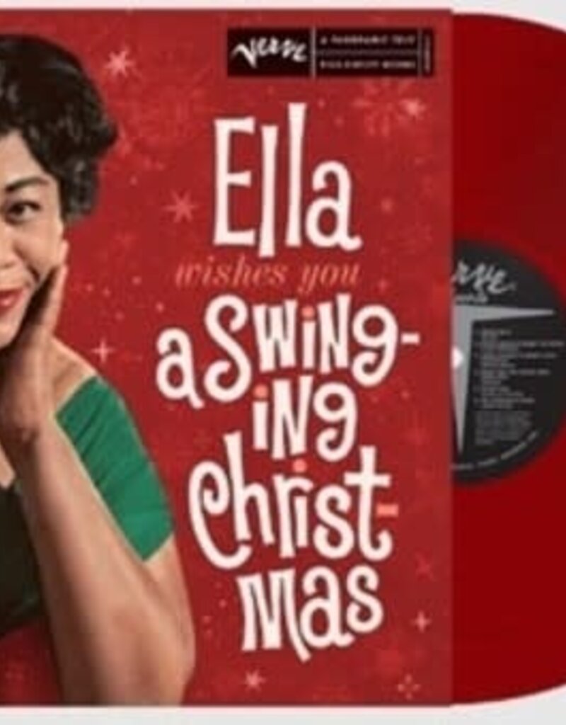 (LP) Ella Fitzgerald - Ella Wishes You A Swinging Christmas (2023 Press on Red Vinyl)