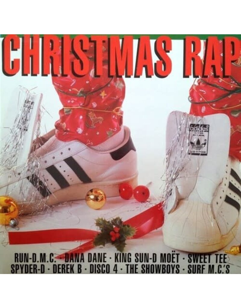 (LP) Various - Christmas Rap (Red & White vinyl) 2023 Reissue