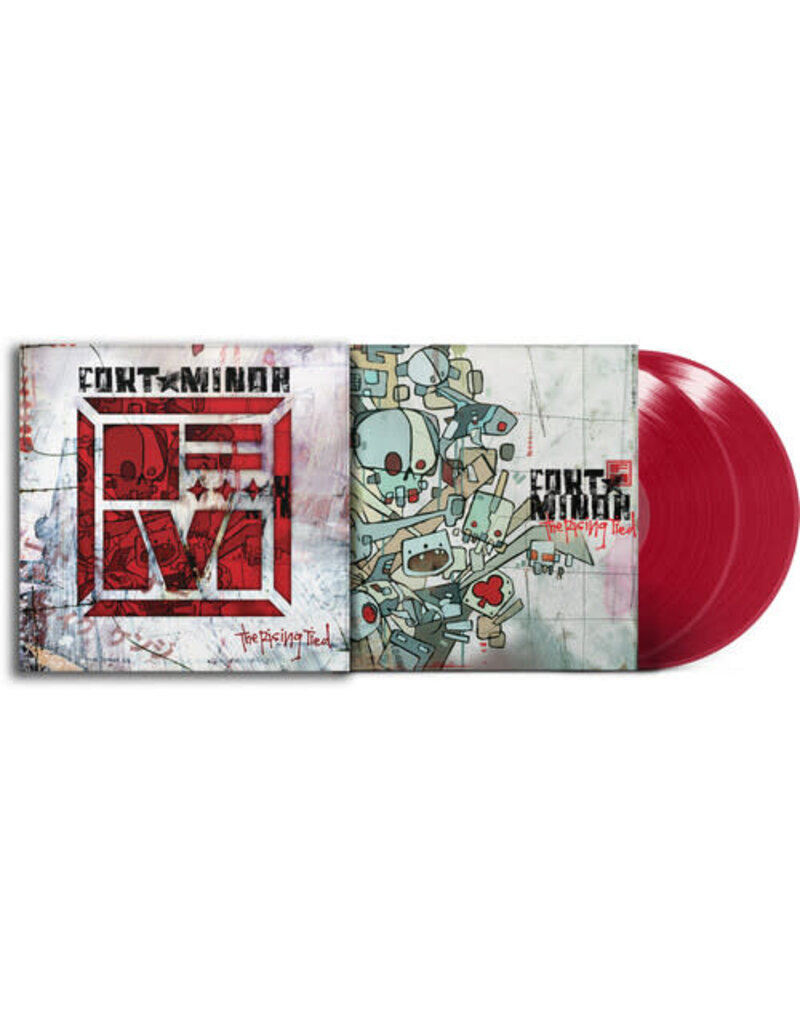 (LP) Fort Minor- The Rising Tied - Deluxe Edition: Translucent Ruby Red Coloured Vinyl, Slipcase, Gatefold Sleeve, Insert