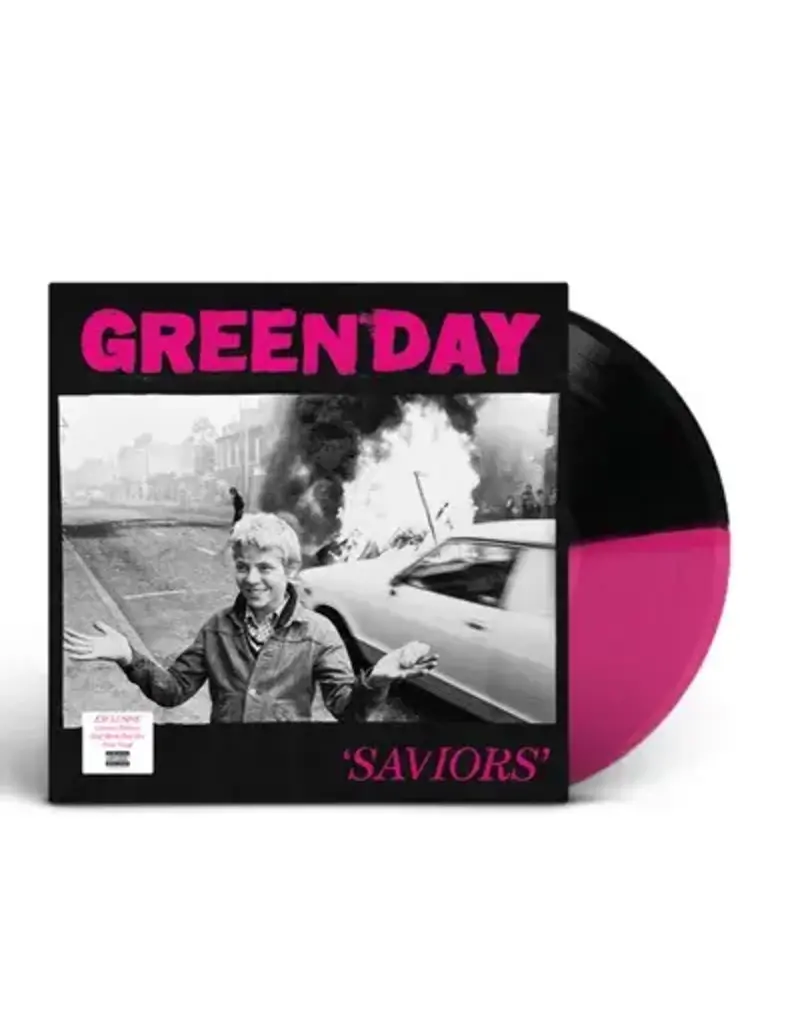 Reprise (LP) Green Day - Saviors (Indie: Limited Edition Magenta & Black Vinyl)