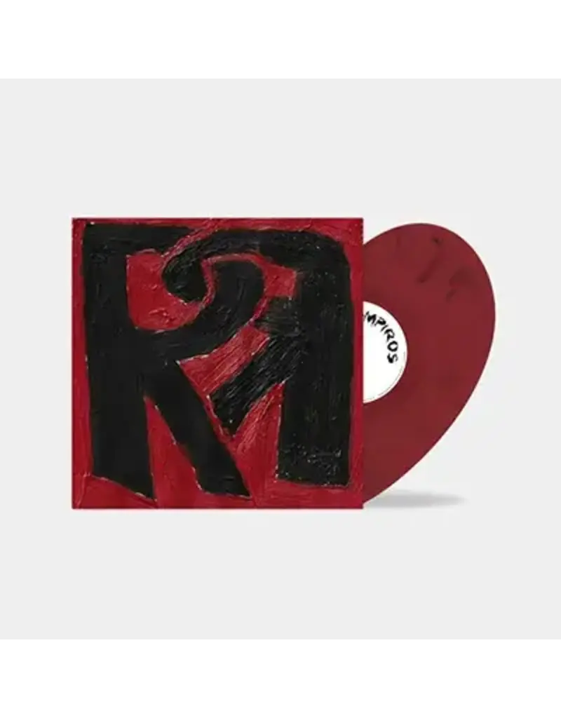 (LP) Rosalia & Rauw Alejandro - RR (Red/Black Smoke Heart-Shaped) 12" Vinyl Single