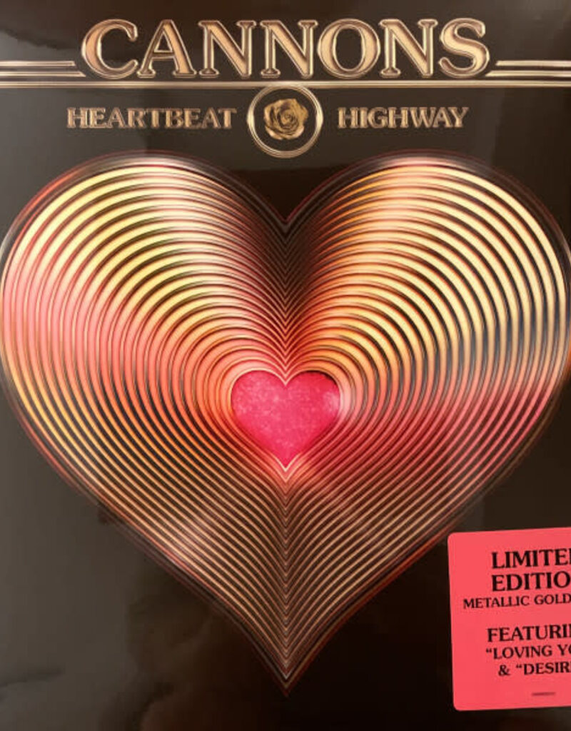 (LP)  Cannons - Heartbeat Highway [Metallic Gold LP]