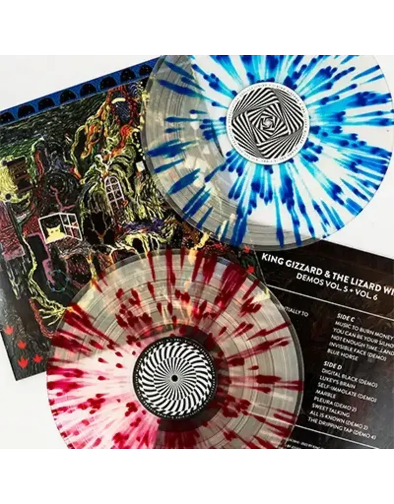 REVERBERATION APPRECIATION (LP) King Gizzard & the Lizard Wizard - Demos Vol. 5 + Vol. 6 [Limited Edition Splatter 2LP]