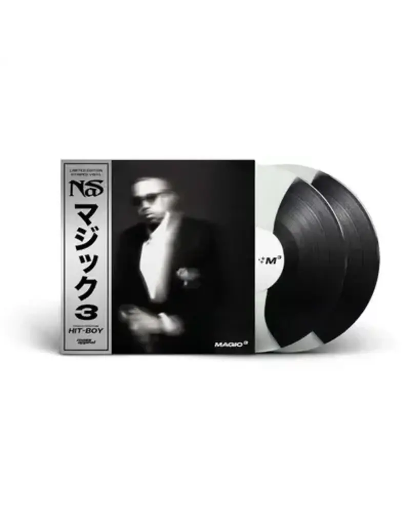Mass Appeal (LP) Nas - Magic 3 (Indie: 2LP Black & White Vinyl)