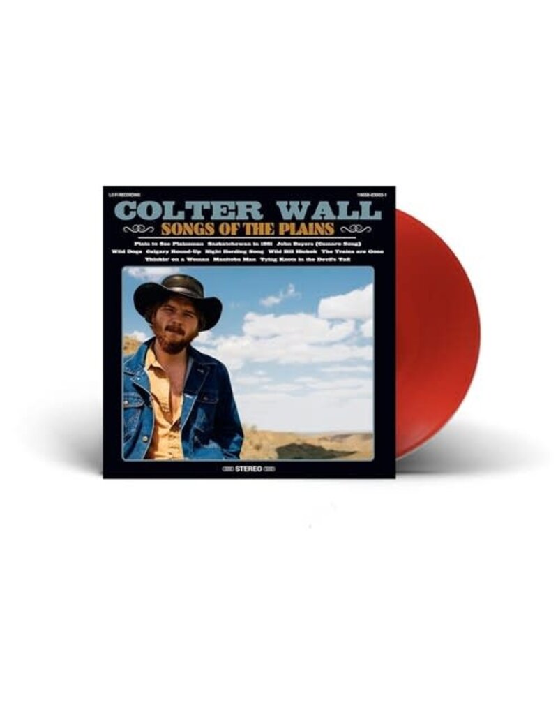 (LP) Colter Wall - Songs Of The Plains (2024 Repress: Red Opaque Vinyl)