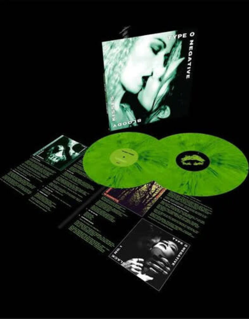 (LP) Type O Negative - Bloody Kisses: Suspended In Dusk 30th Anniversary Edition (2LP/Green & Black Mixed Colour)