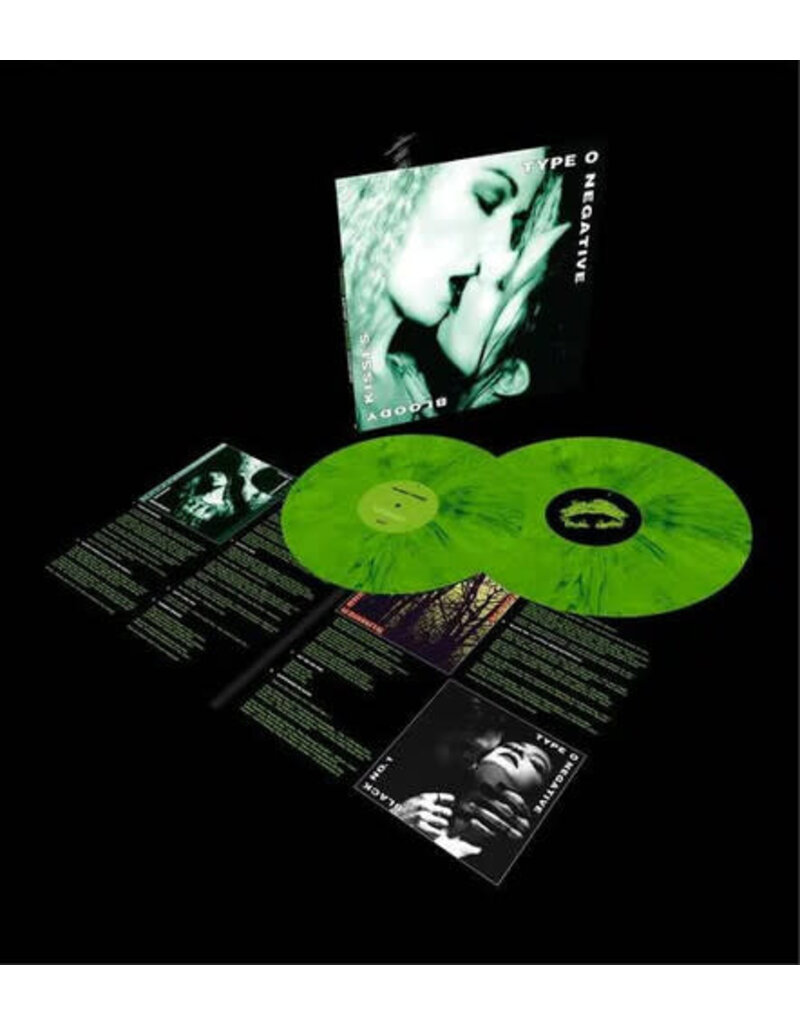(LP) Type O Negative - Bloody Kisses: Suspended In Dusk 30th Anniversary Edition (2LP/Green & Black Mixed Colour)