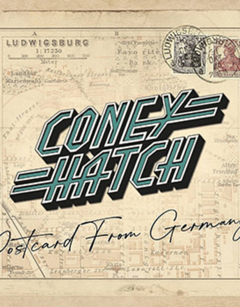 (LP) Coney Hatch - Postcard From Germany (2LP-cream vinyl w/turquoise splatter) RSD24