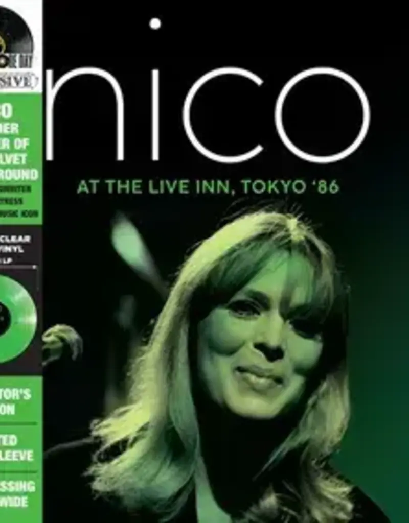 Culture Factory (LP) Nico - At The Live Inn, Tokyo '86 (clear green vinyl) RSD24