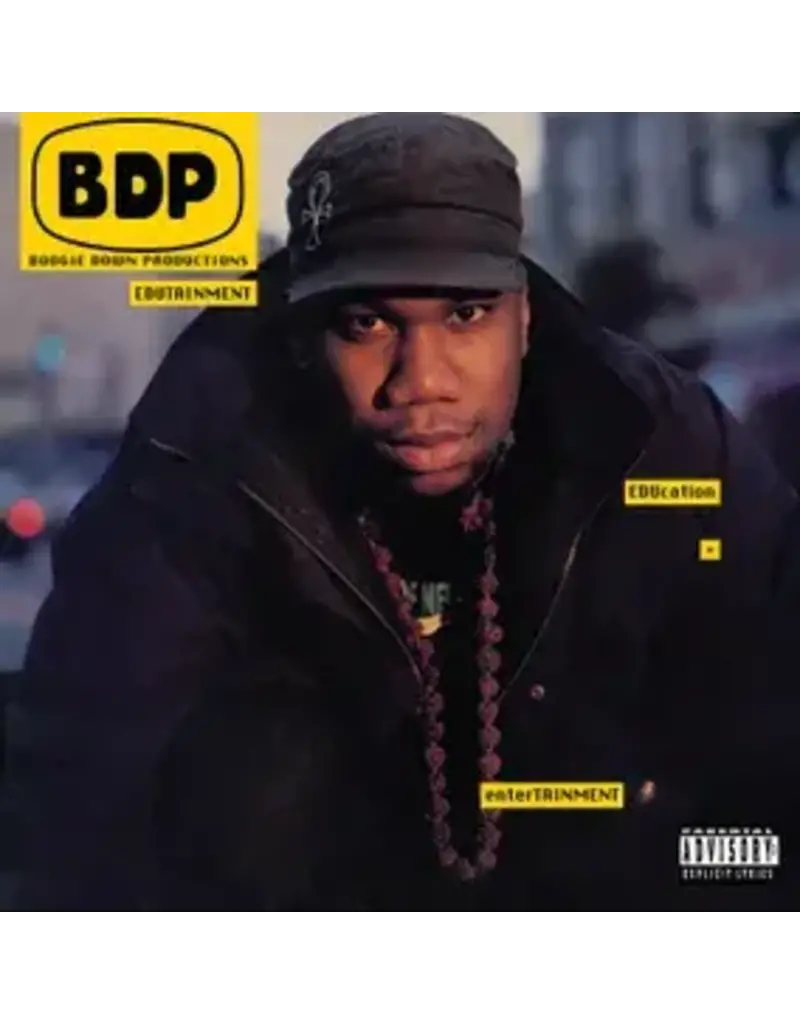 (LP) Boogie Down Productions - Edutainment (2LP-black & yellow vinyl) RSD24