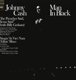 (LP) Johnny Cash - Man In Black (2024 Reissue on Clear Vinyl) Music On Vinyl