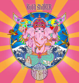 (LP) Kula Shaker - Natural Magick (Indie: tie-dye orange & yellow vinyl)