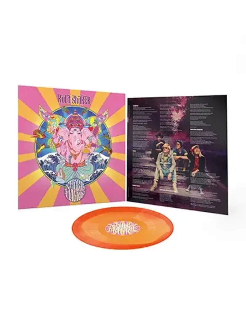 (LP) Kula Shaker - Natural Magick (Indie: tie-dye orange & yellow vinyl)