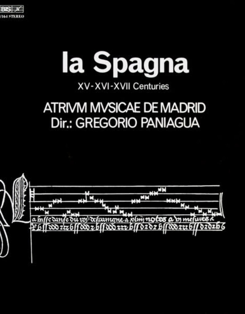 (Used LP) Atrium Musicae De Madrid, Gregorio Paniagua – La Spagna XV, XVI, And XVII Centuries (568)