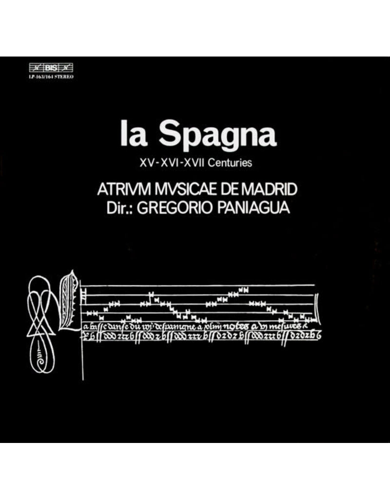 (Used LP) Atrium Musicae De Madrid, Gregorio Paniagua – La Spagna XV, XVI, And XVII Centuries (568)