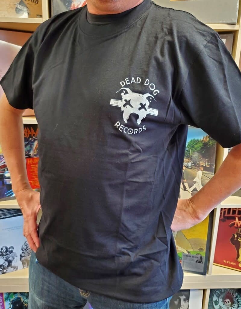 Dead Dog T-Shirt - Crest Logo, Front/Where Toronto Gets Its Records,  Back - Black