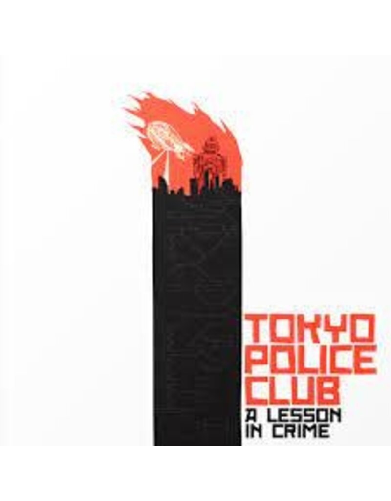 (LP) Tokyo Police Club - A Lesson In Crime/Smith EP (Indie: Limited edition fire colour vinyl)