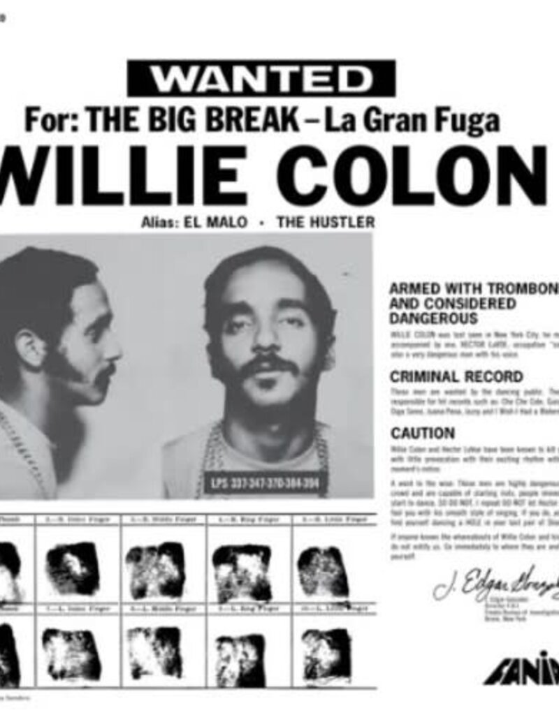 Concord Jazz (LP) Willie Colon - La Gran Fuga / The Big Break (2024 Repress)
