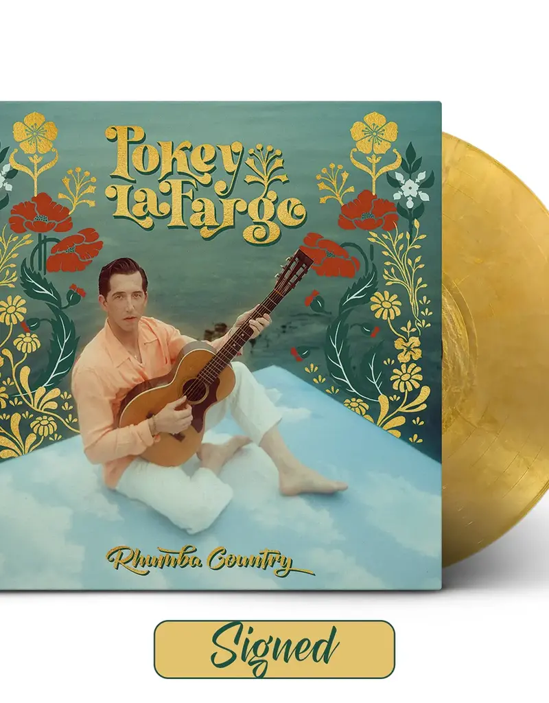 (LP) Pokey LaFarge - Rhumba Country (Indie  Hi-Melt Gold Vinyl, Autographed Dance Card, Glitter Gatefold)