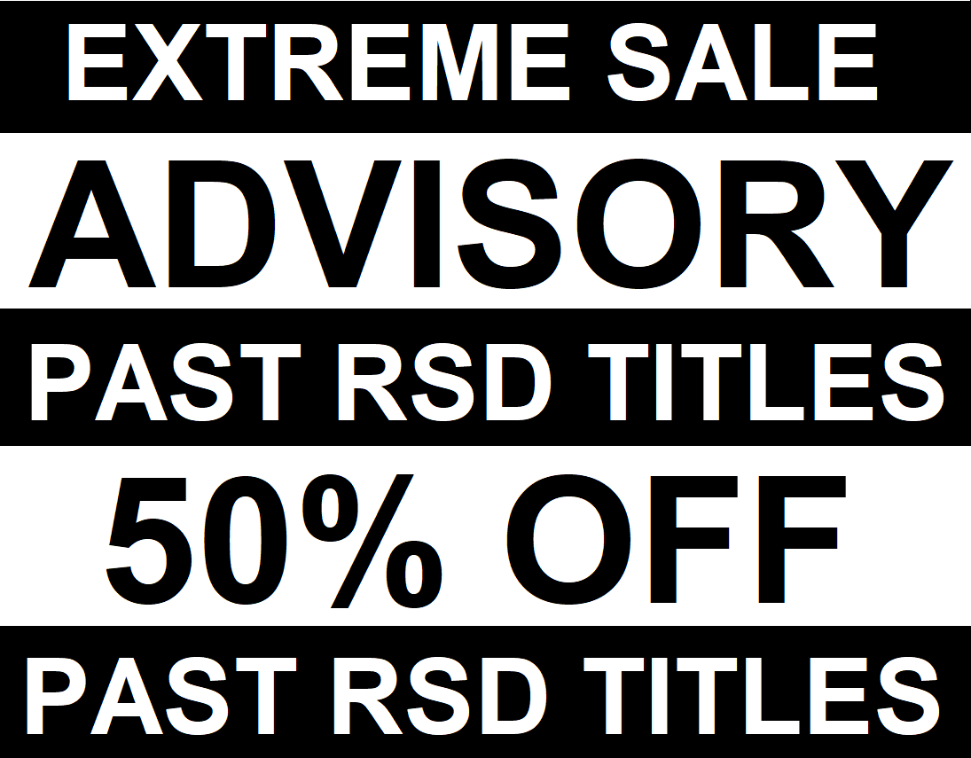 50% Off Previous RSD & BF titles