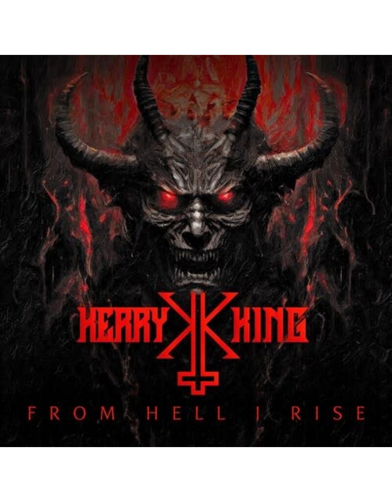 (LP) Kerry King (of Slayer) - From Hell I Rise ( Std  Dark Redm Orange Marble Vinyl)
