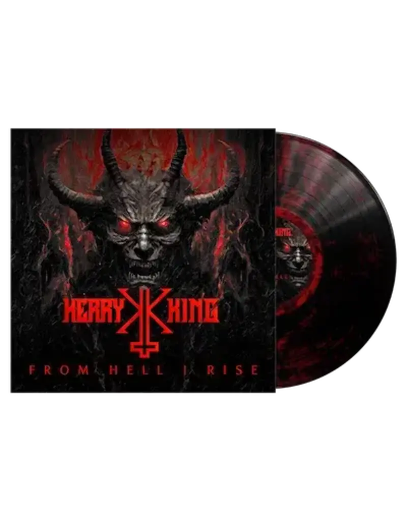 (LP) Kerry King (of Slayer) - From Hell I Rise ( Std  Dark Redm Orange Marble Vinyl)