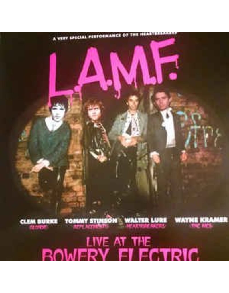 (LP) Lure, Burke, Stinson & Kramer - L.A.M.F. Live at The Bowery