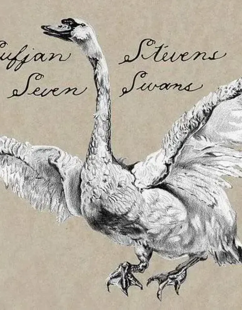 ASTHMATIC KITTY (LP) Sufjan Stevens - Seven Swans (20th Anniversary Silver Vinyl  + Flexi Disc)