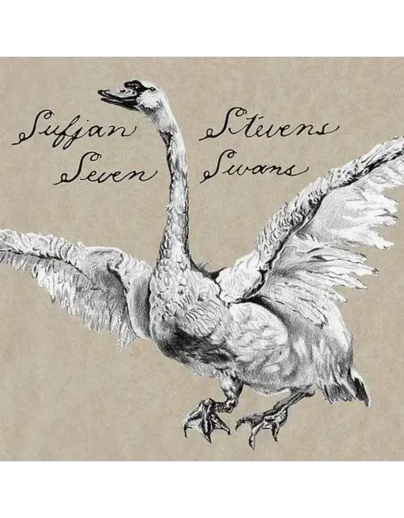 ASTHMATIC KITTY (LP) Sufjan Stevens - Seven Swans (20th Anniversary Silver Vinyl  + Flexi Disc)