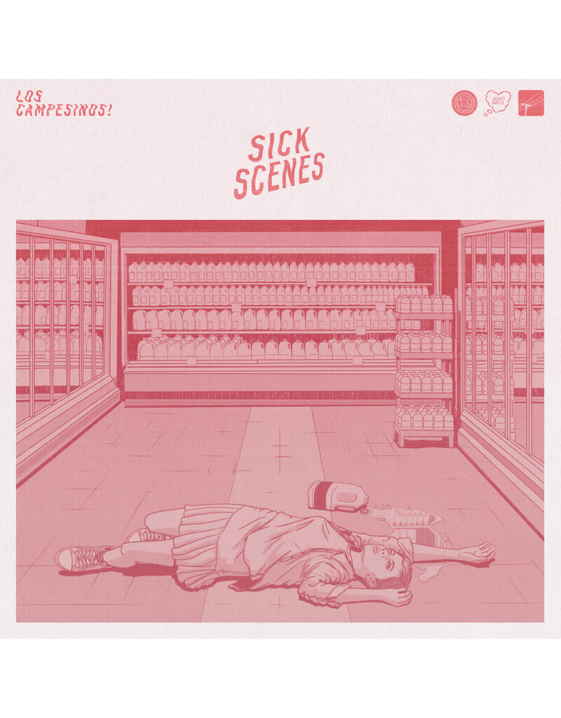 (LP) Los Campesinos! - Sick Scenes (Pink Cornetto Effect Vinyl)