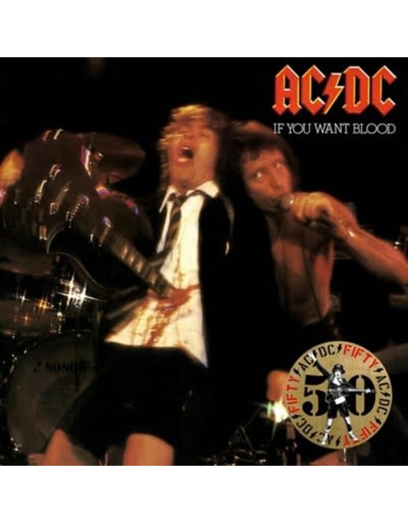 (LP) AC/DC - If You Want Blood You'Ve Got It (50th Anniversary Gold Vinyl)