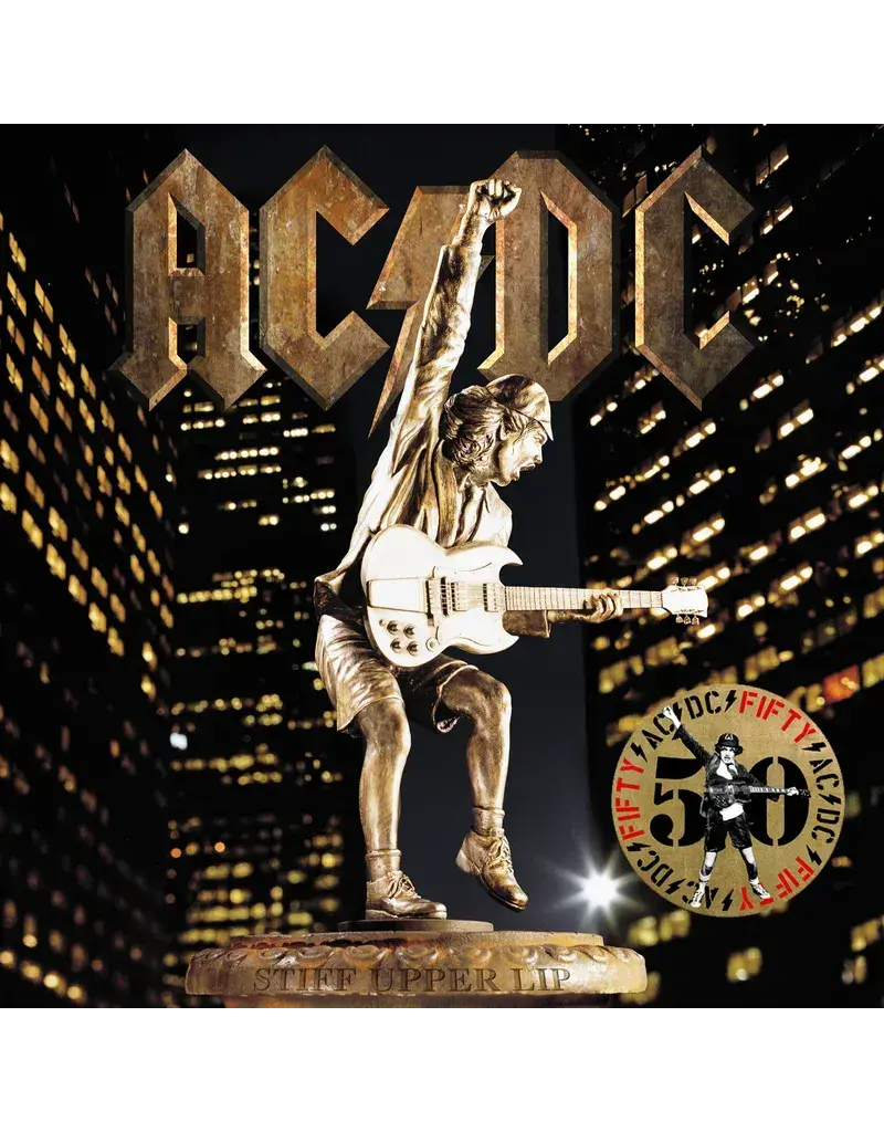 (LP) AC/DC - Stiff Upper Lip (50th Anniversary Gold Vinyl)