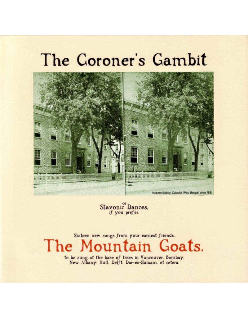 (LP) Mountain Goats - The Coroner's Gambit (2024 Limited Edition "Peak" Vinyl Reissue)