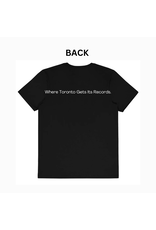 Dead Dog T-Shirt - Crest Logo, Front/Where Toronto Gets Its Records,  Back - Black