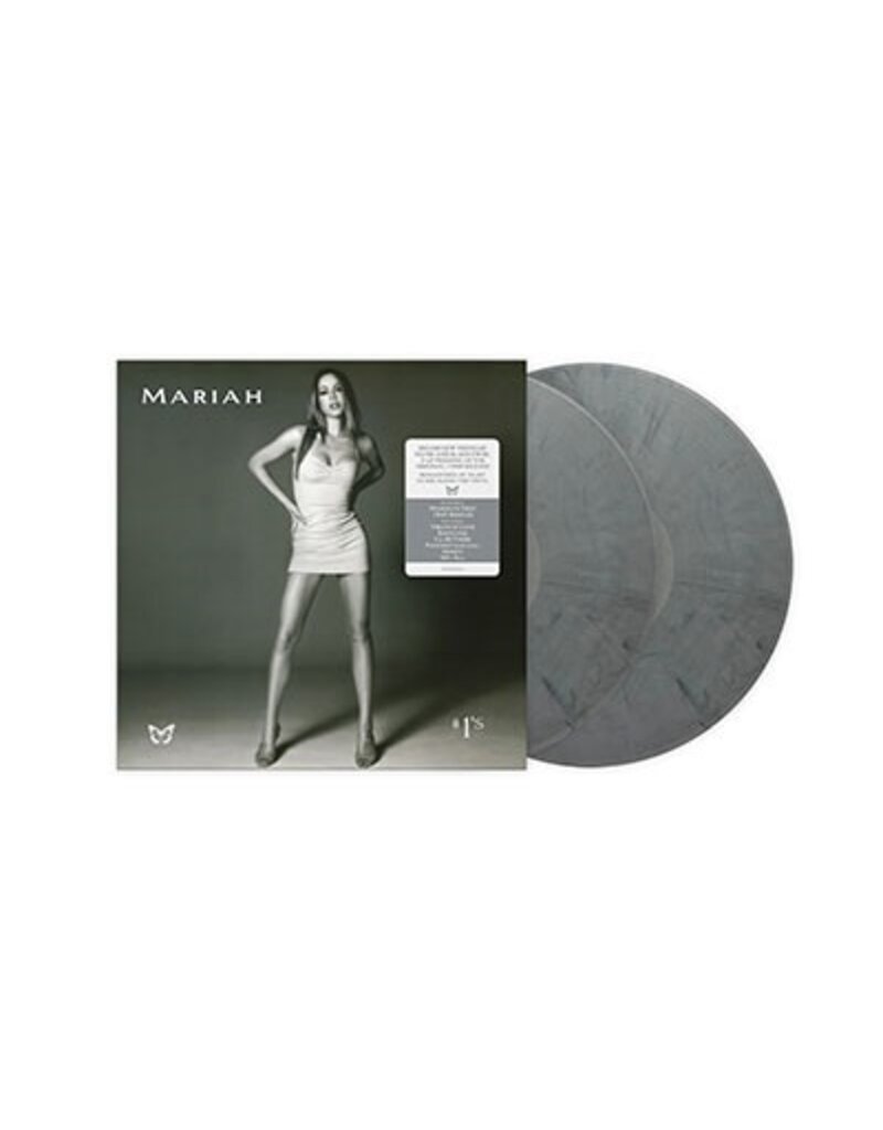 Mariah Carey #1's - Metallic Silver & Black Swirl Vinyl