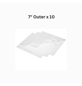 7" Outer Poly Sleeves - Pack of 10