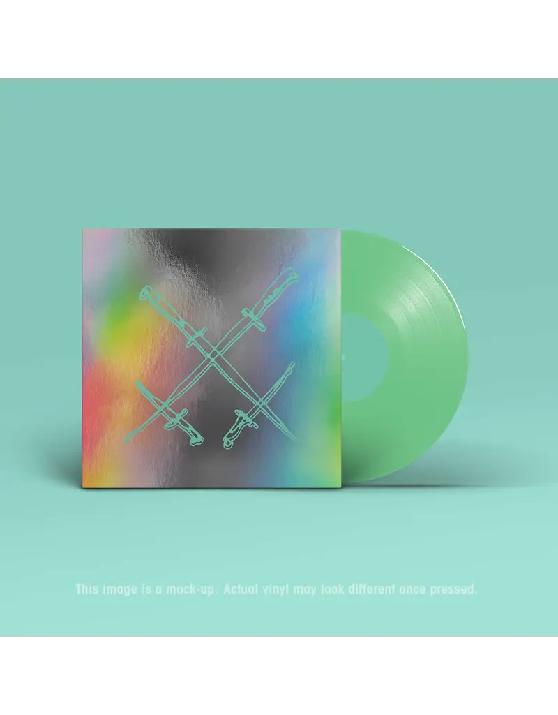 (LP) Xiu Xiu - 13" Frank Beltrame Italian Stiletto With Bison Horn Grips (Exclusive Green Vinyl)