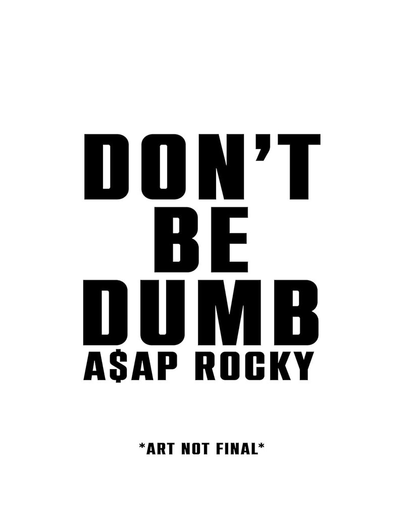 (CD) A$AP Rocky - Don't Be Dumb