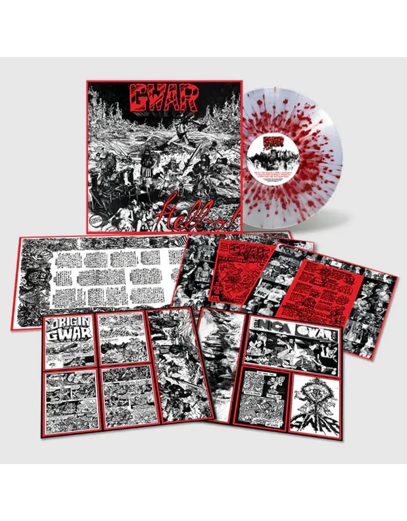 Pit Records (LP) GWAR -  Hell-O! (36th Anniversary) [Limited Edition Splatter Vinyl]