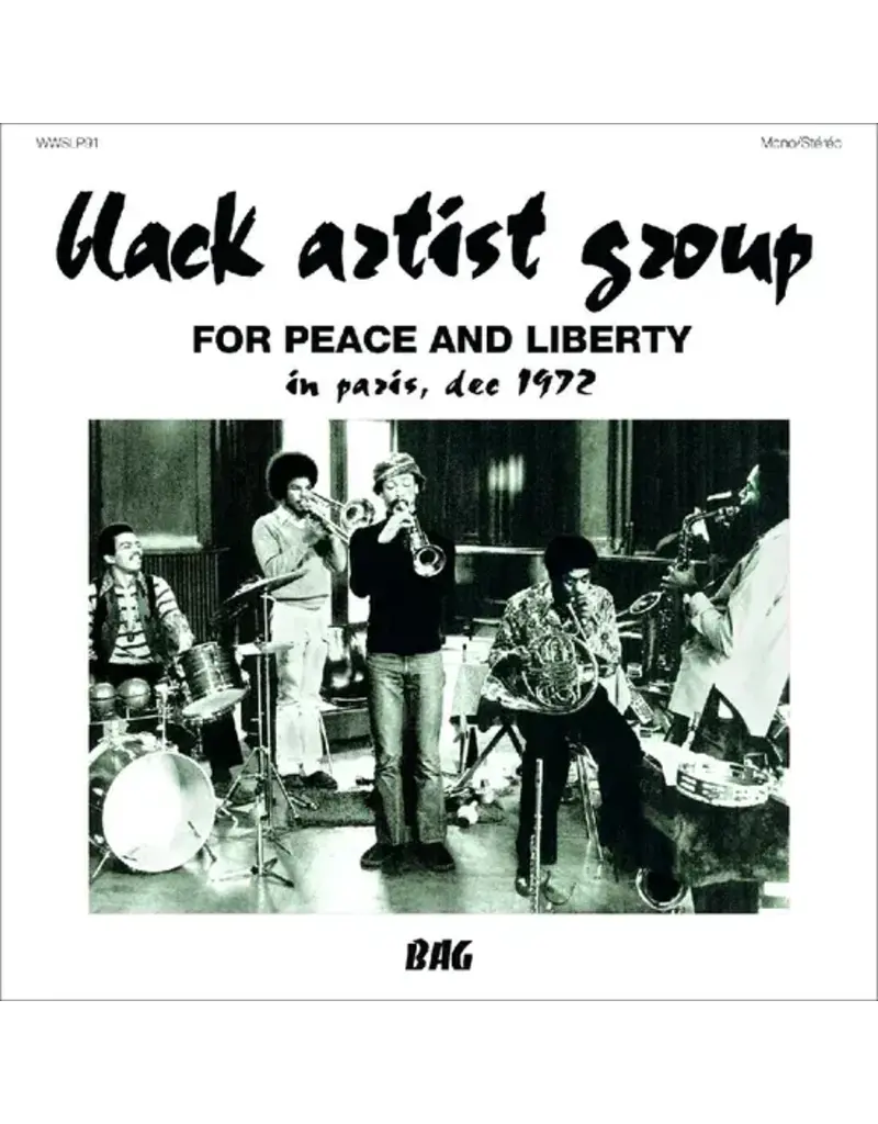 WEWANTSOUNDS (LP) Black Artists Group	- For Peace and Liberty - In Paris, Dec. 1972