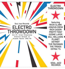 (LP) Various Artists - Electro Throwdown: Sci-Fi Inter-Planetary Electro Attack on Planet Earth (1982-89)