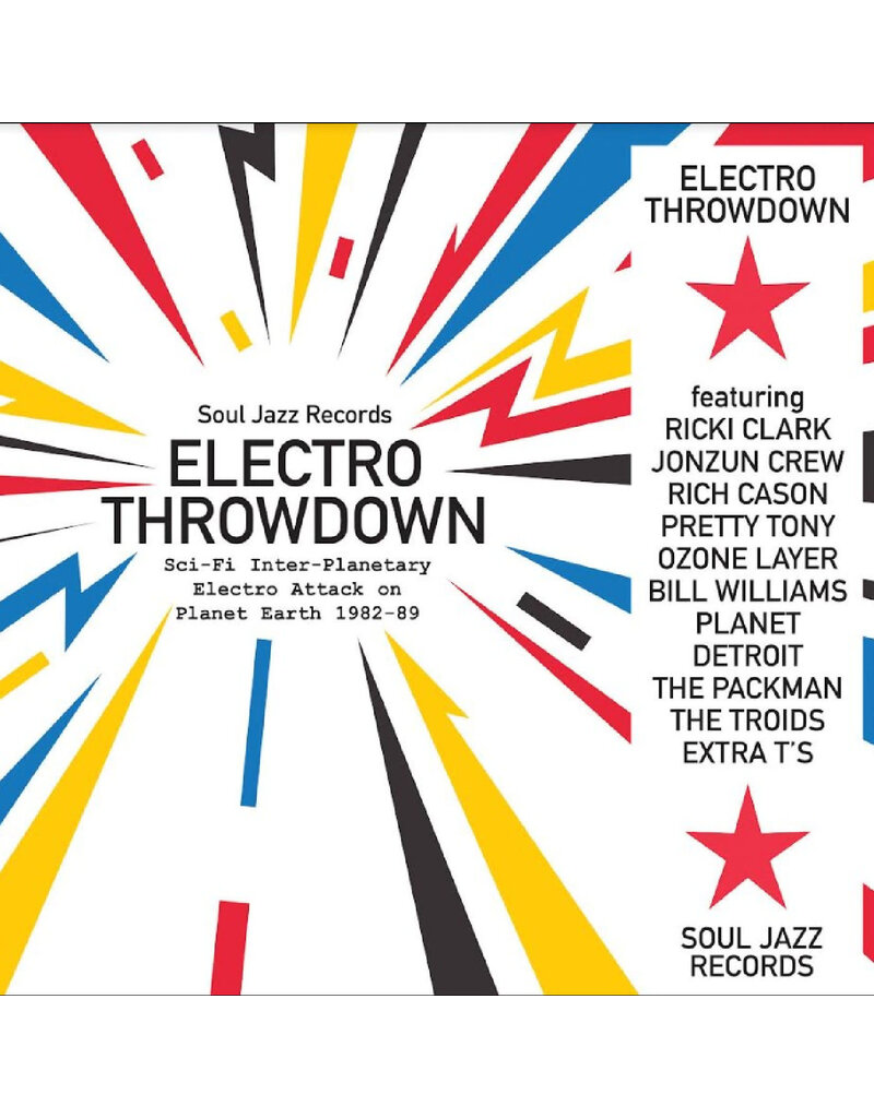 (LP) Various Artists - Electro Throwdown: Sci-Fi Inter-Planetary Electro Attack on Planet Earth (1982-89)