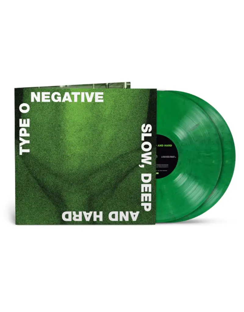 Rhino-Warner (LP) Type O Negative  - Slow Deep And Hard (Green and Black Vinyl) [Rocktober 2024]