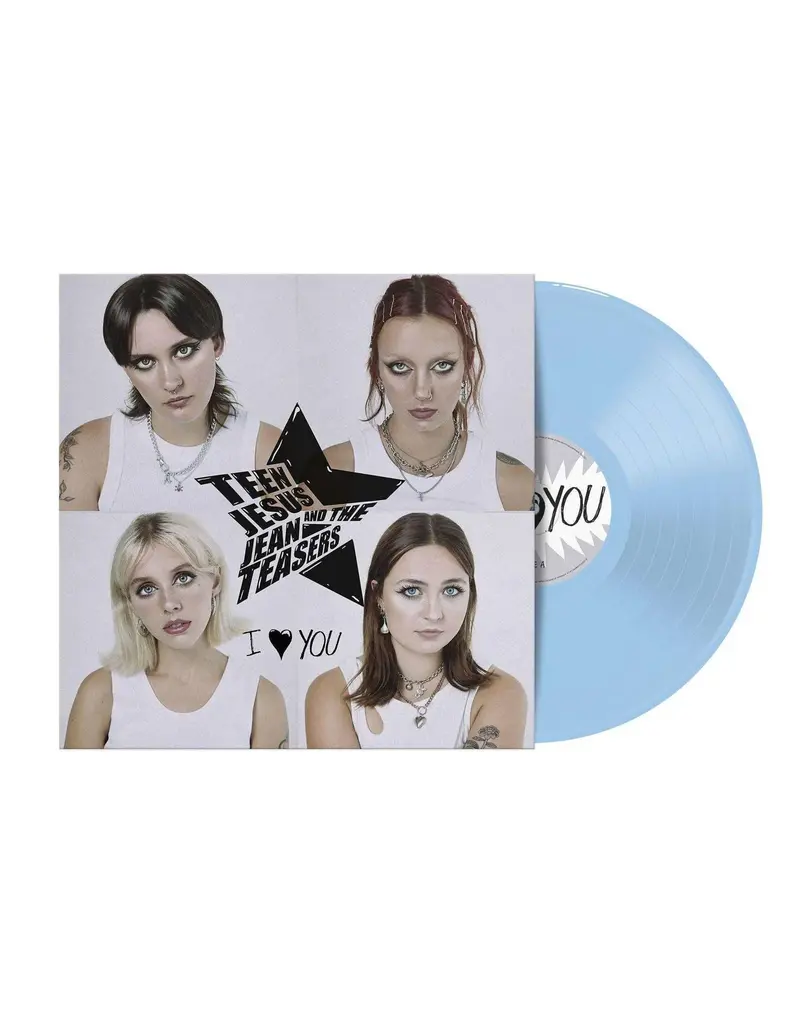 (LP) Teen Jesus and the Jean Teasers - I Love You (Transparent Blue Vinyl)