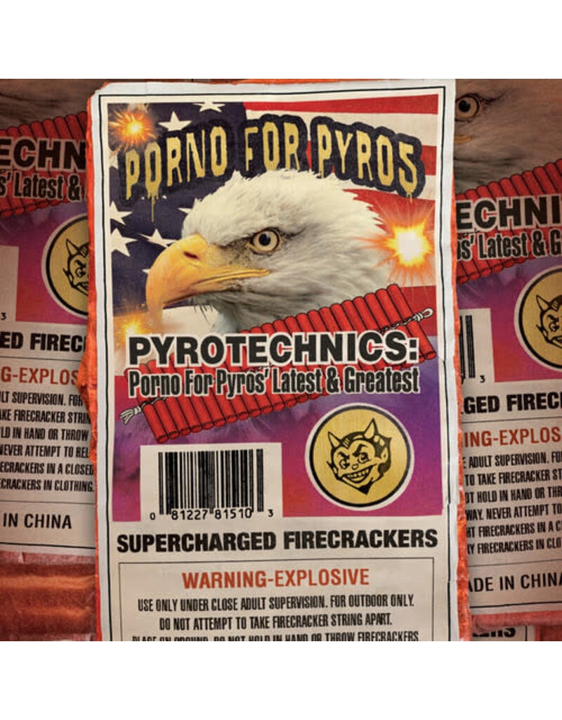 (LP) Porno For Pyros - Pyrotechnics: Porno For Pyros' Latest & Greatest (Exclusive Orange Splatter Vinyl) [Rocktober 2024]