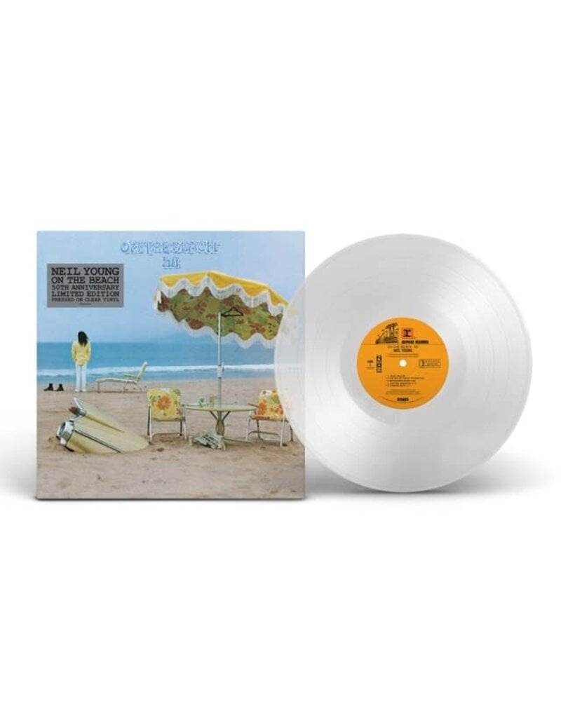 Reprise (LP) Neil Young - On The Beach (50th Anniversary) [Clear Vinyl]