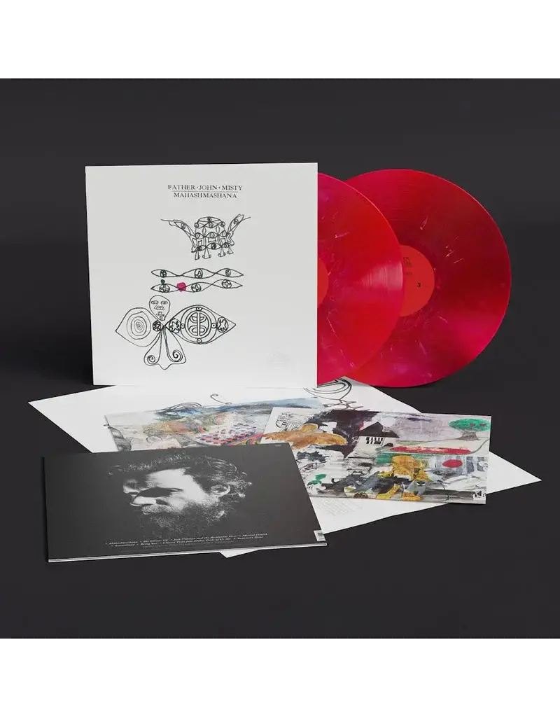 (LP) Father John Misty - Mahashmashana (Canadian Exclusive: Red & Silver Vinyl) [2LP]
