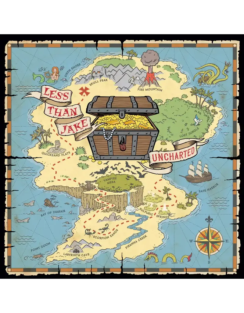 (LP) Less Than Jake - Uncharted (Sapphire Marble Vinyl)