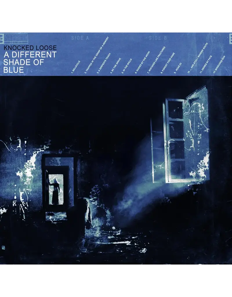 (LP) Knocked Loose - A Different Shade of Blue (Bleach Deluxe Marbled Vinyl)